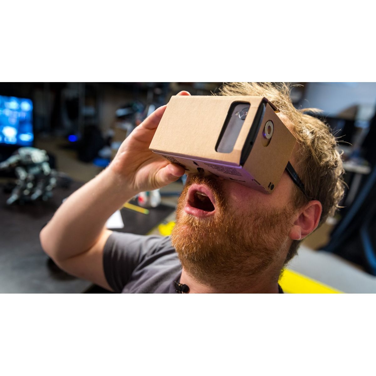 Google Cardboard - Óculos de Realidade Virtual 3D c/ Estampa