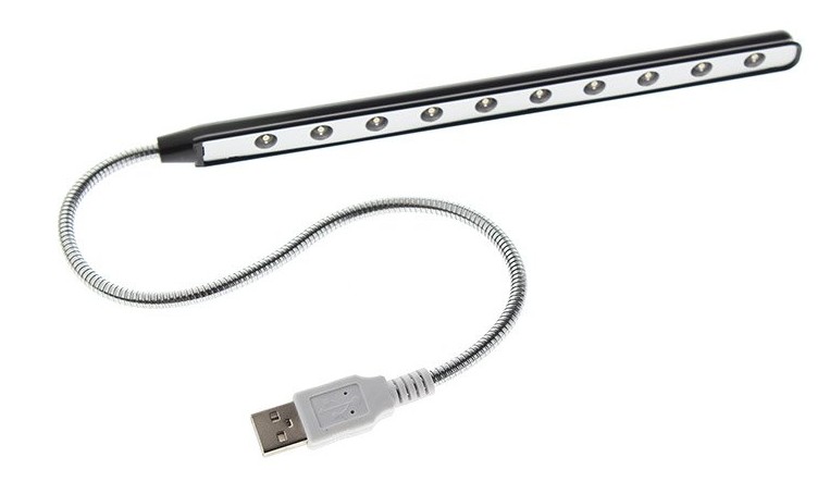 Luminária Flexível USB c/ 10 Led