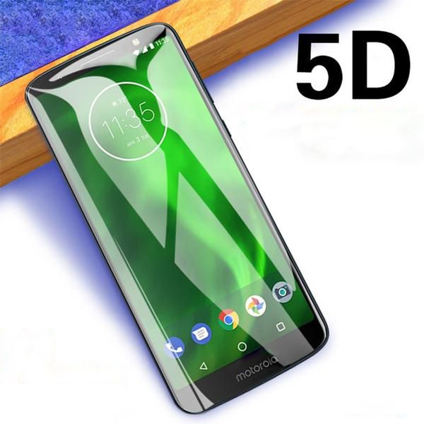 Película 5d Nano Gel Flexível Motorola E5 G5 Plus G6 One Toda Tela