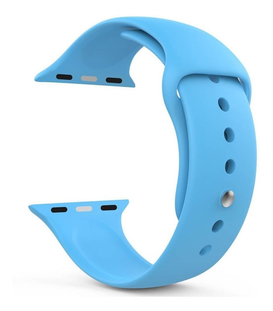 Pulseira Silicone Sport Liso p/ Apple Watch 42/44mm