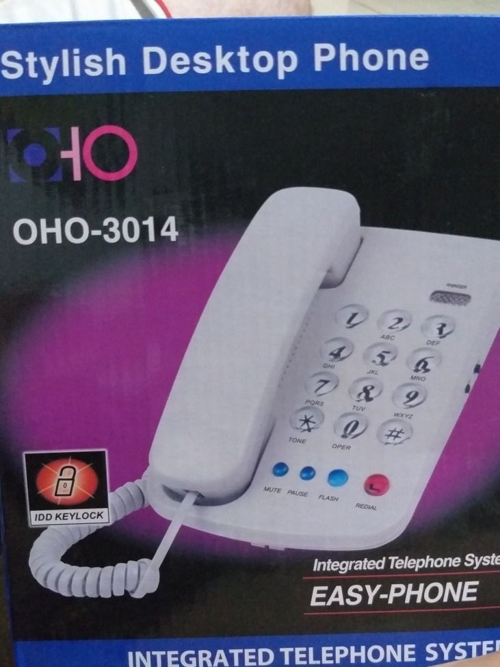 Telefone Fixo com Fio OHO-3014