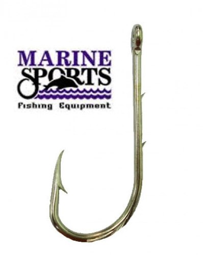 Anzol Marine Sports Super Strong 4330 N° 7/0 (5,4cm) C/ Farpas - 10 Peças - Life Pesca - Sua loja de Pesca, Camping e Lazer