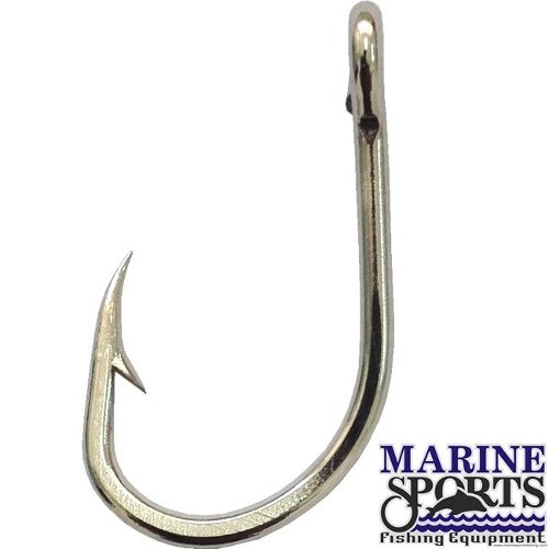 Anzol Marine Sports 12147 Nº 1/0 Nickel - 50 Peças  - Life Pesca - Sua loja de Pesca, Camping e Lazer