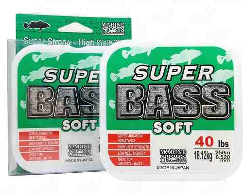Linha Monofilamento Super Bass 0,31mm 15lb/6,80kg - 250 Metros - Marine Sports - Life Pesca - Sua loja de Pesca, Camping e Lazer