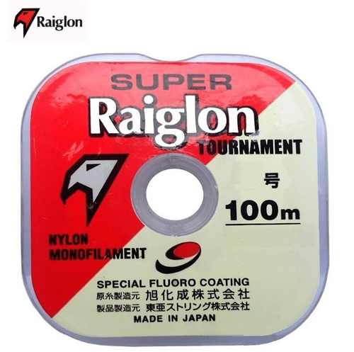 Linha Monofilamento Super Raiglon 0,910mm 116lbs/52,8kg - 100 Metros - Life Pesca