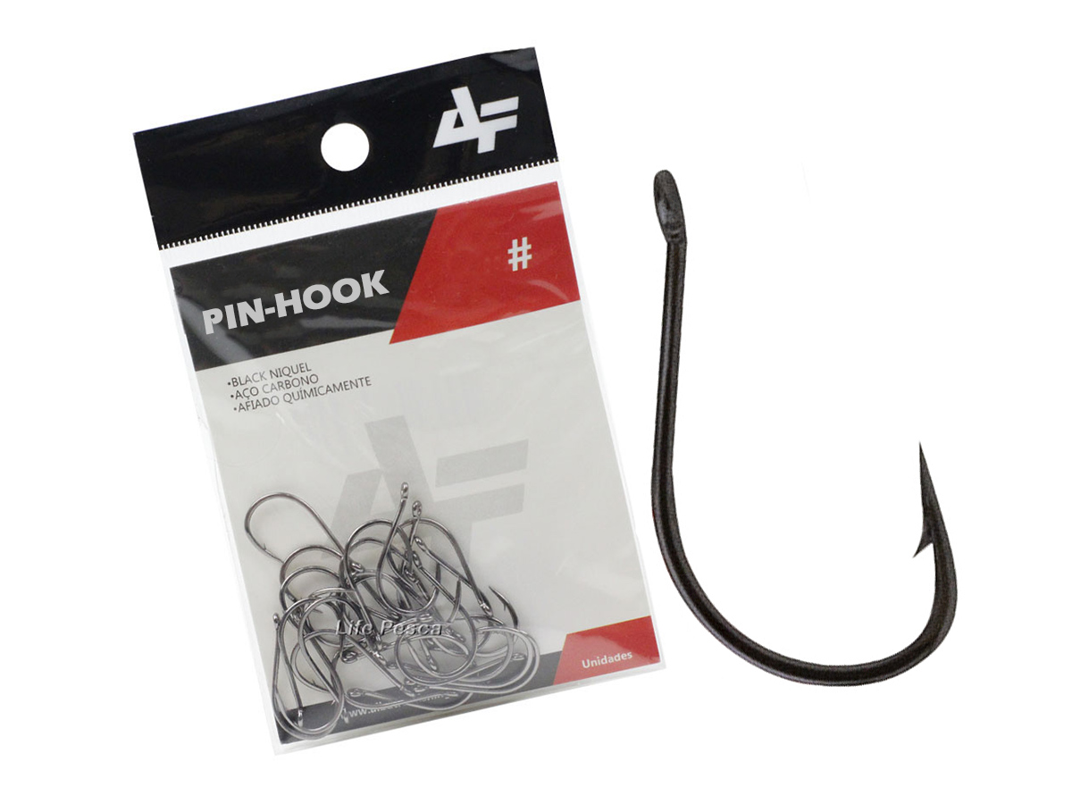 Anzol Albatroz Pin-Hook Nº 2 - Cartela C/ 25 Peças