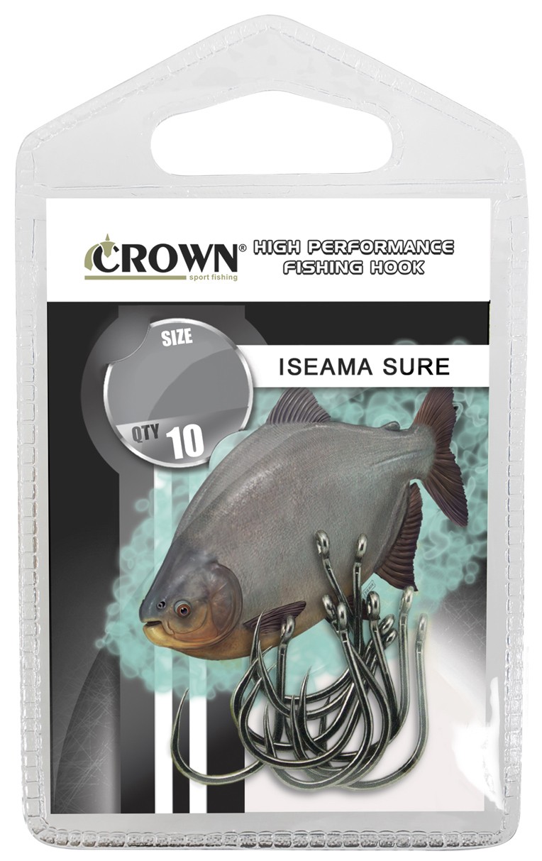 Anzol Crown Iseama Sure Black Nº 11 - 10 Peças  - Life Pesca - Sua loja de Pesca, Camping e Lazer