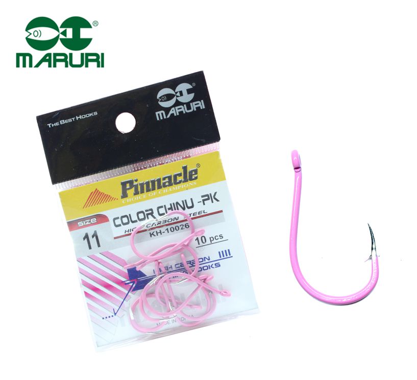 Anzol Pinnacle Color Chinu Pink Nº 11 (2,80cm) - 10 Peças