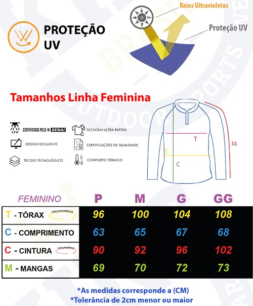 Camiseta De Pesca Feminina King Proteção Solar Uv KFF601 - Pirarara  - Life Pesca - Sua loja de Pesca, Camping e Lazer