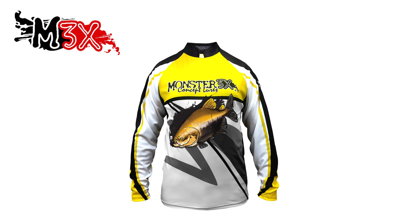 Camiseta de Pesca Proteção Solar New Fish 02 - Monster 3X - Life Pesca