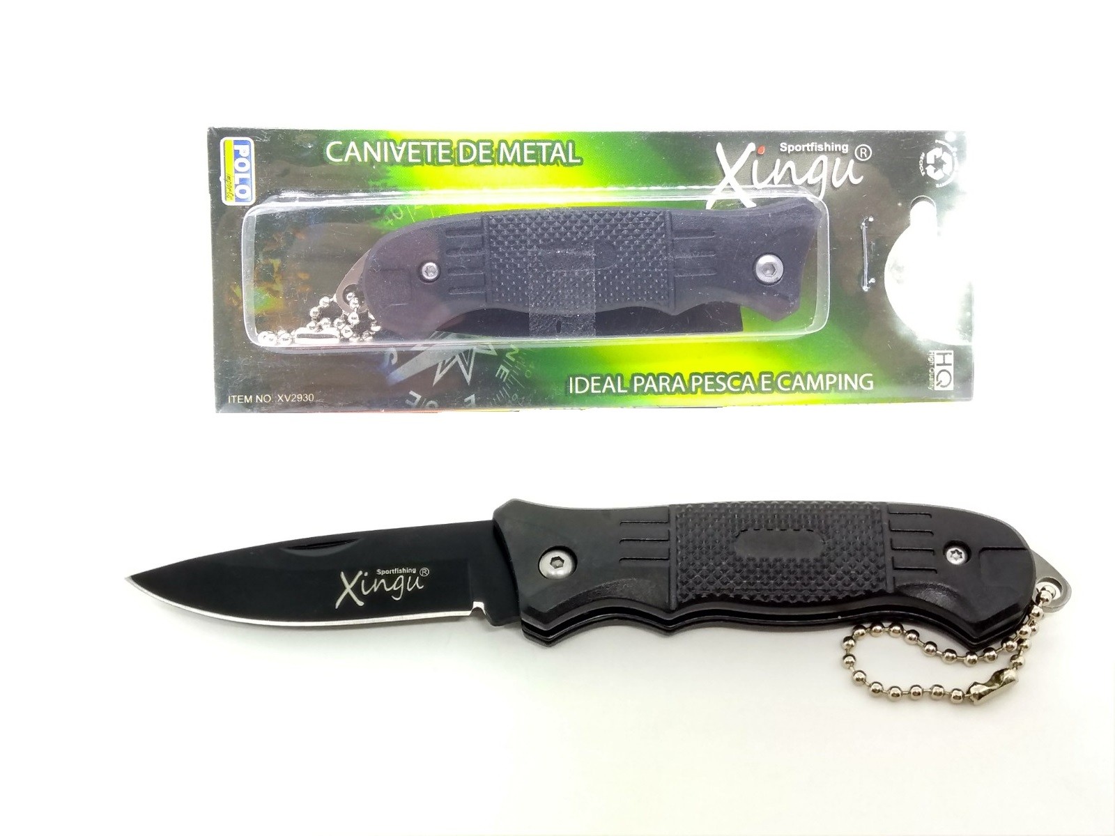 Canivete Xingu XV2930 - Cabo Preto - Life Pesca - Sua loja de Pesca, Camping e Lazer