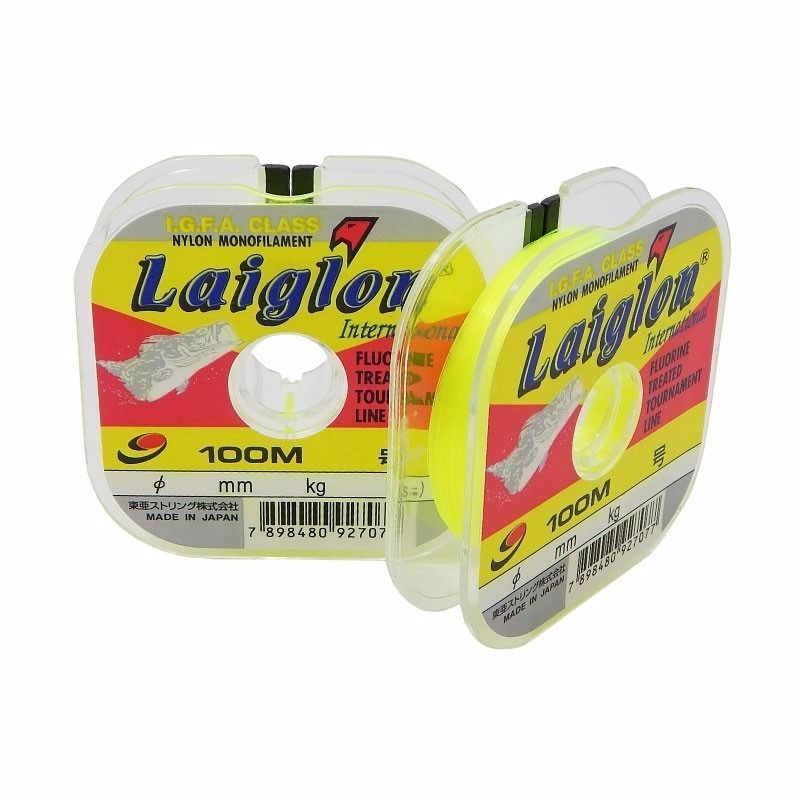 Linha Monofilamento Laiglon 0,33mm 16lbs/8,0kg - 100 Metros - Life Pesca - Sua loja de Pesca, Camping e Lazer