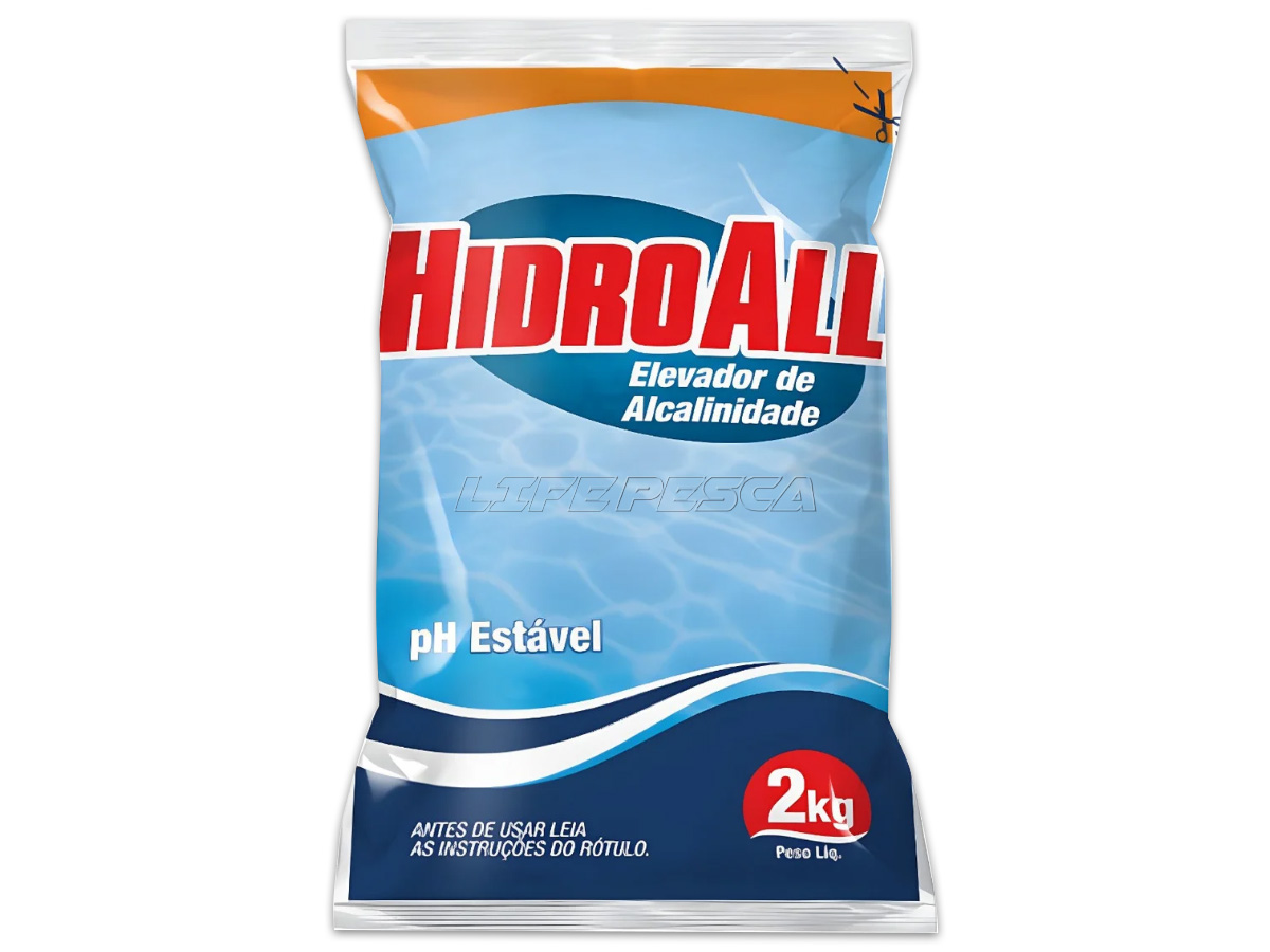 Elevador de Alcalinidade HidroAll PH Estável - 2kg
