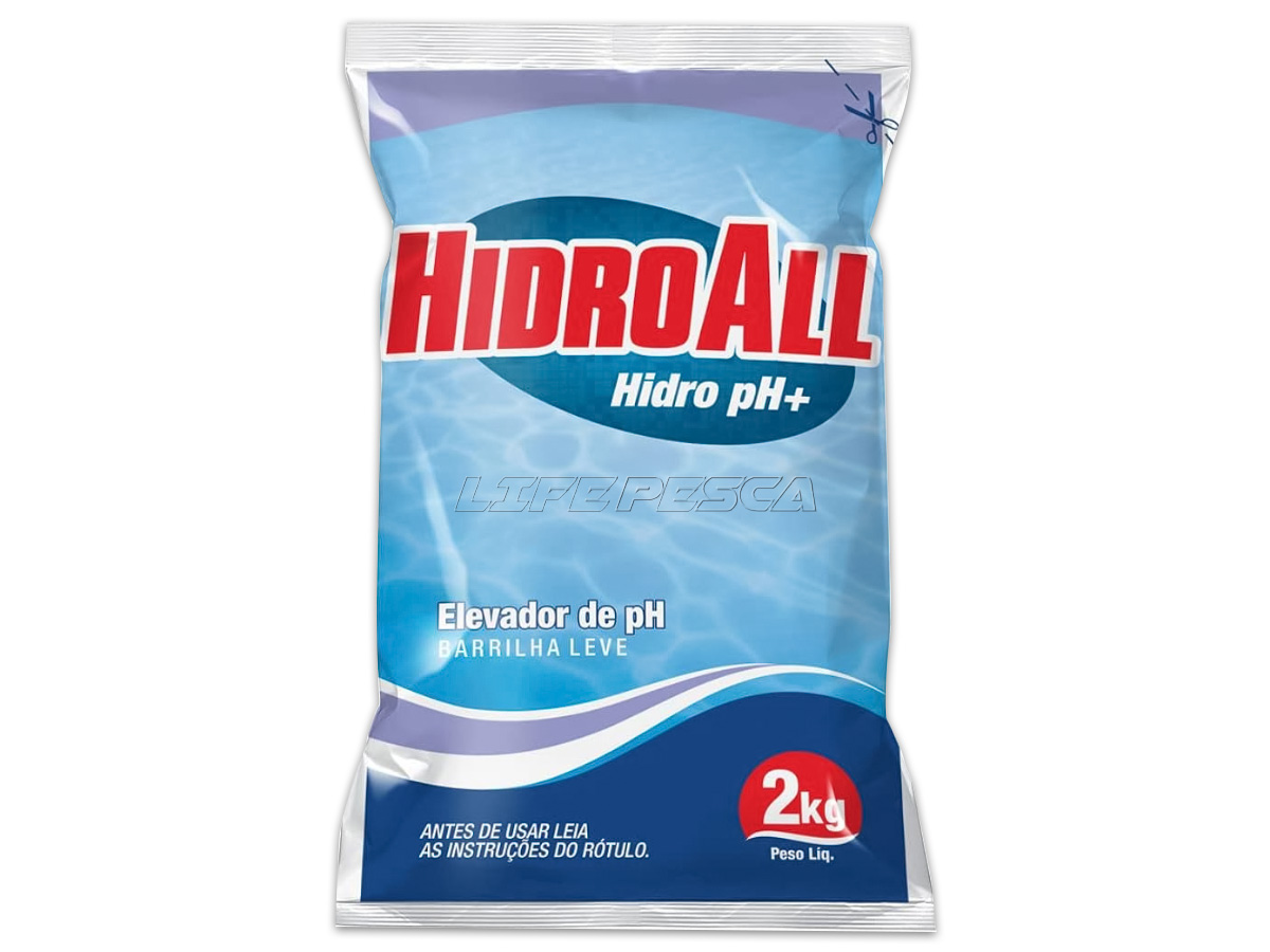 Elevador de PH HidroAll Hidro pH+ Barrilha Leve - 2kg