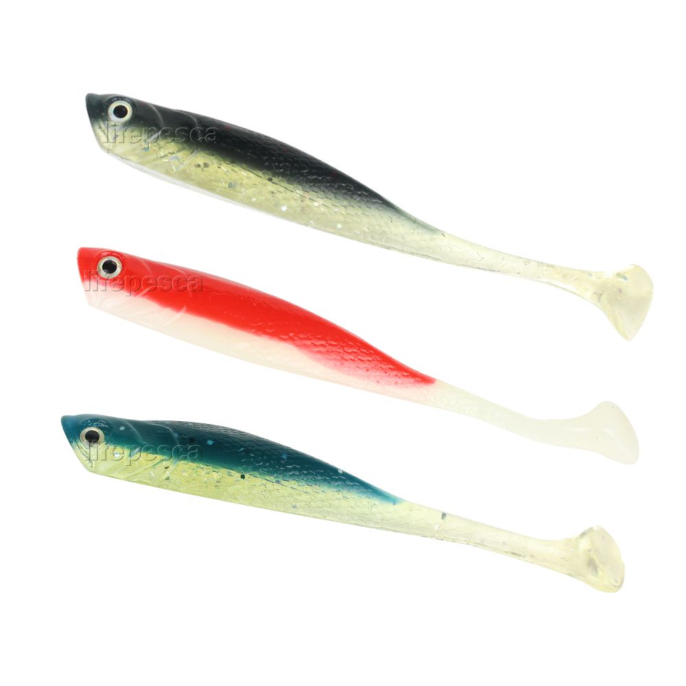 Isca Artificial Soft Cmik Fishing Lure 12,5cm/13gr - 3 Peças