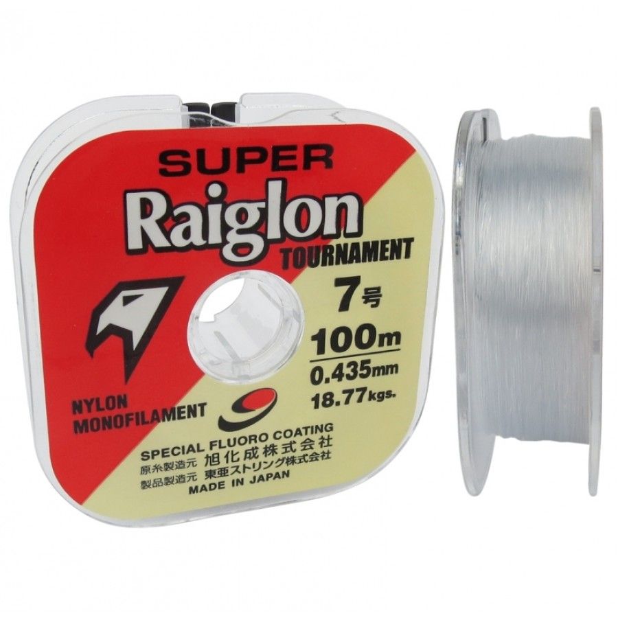 Linha Monofilamento Super Raiglon 0,330mm 25lbs/11,37kg - 100 Metros  - Life Pesca - Sua loja de Pesca, Camping e Lazer