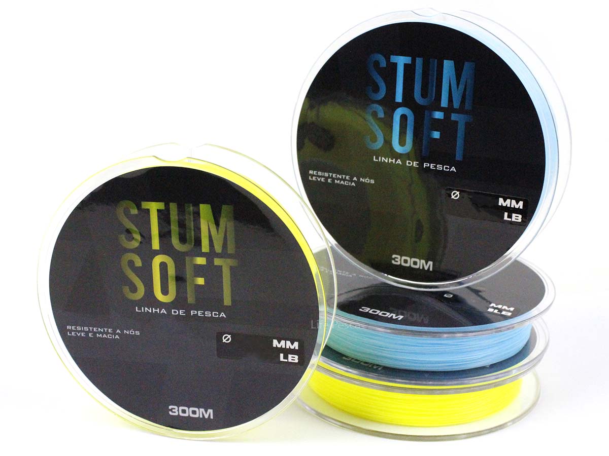 Linha Monofilamento Albatroz Stum Soft 0,25mm 13,8lbs/6,2kg - 300 Metros
