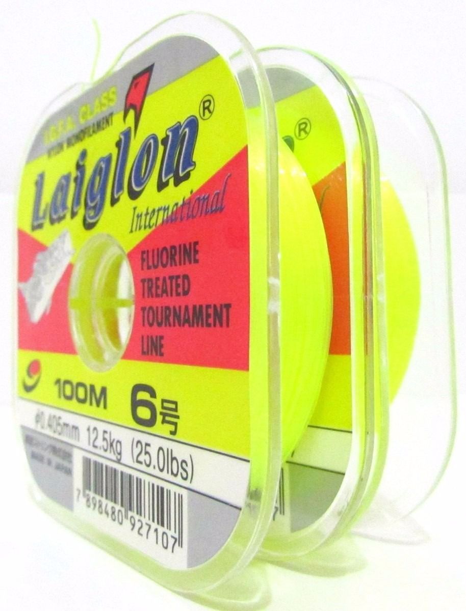 Linha Monofilamento Laiglon 0,40mm 25lbs/12,5kg - 100 Metros - Life Pesca - Sua loja de Pesca, Camping e Lazer