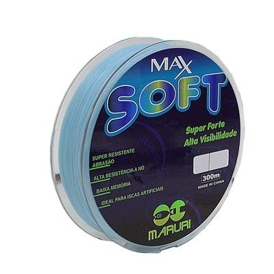 Linha Monofilamento Maruri Max Soft 0,46mm 37,30lb/16,90kg - 300 Metros  - Life Pesca - Sua loja de Pesca, Camping e Lazer