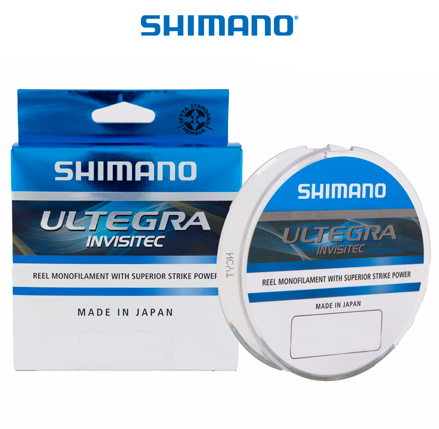 Linha Monofilamento Shimano Ultegra Invisitec 0,14mm 4,80lb/2,20kg - 300 Metros