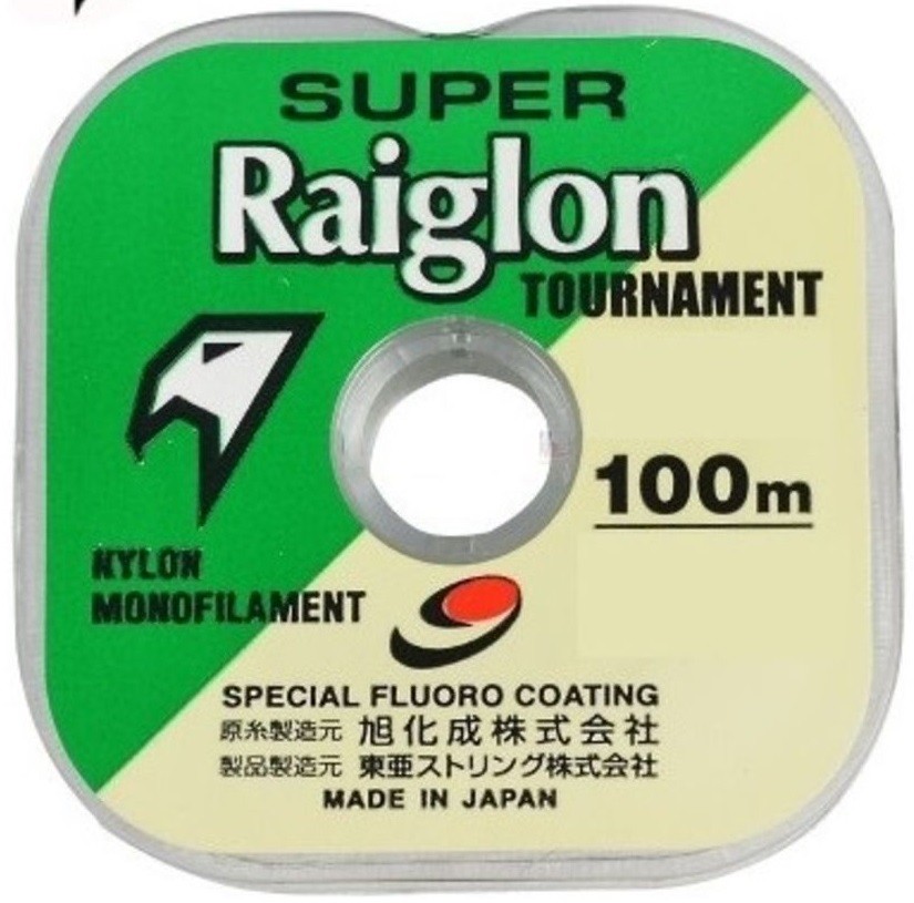 Linha Monofilamento Super Raiglon 0,285mm 17,0lbs/8,0kg - 100 Metros - Life Pesca - Sua loja de Pesca, Camping e Lazer