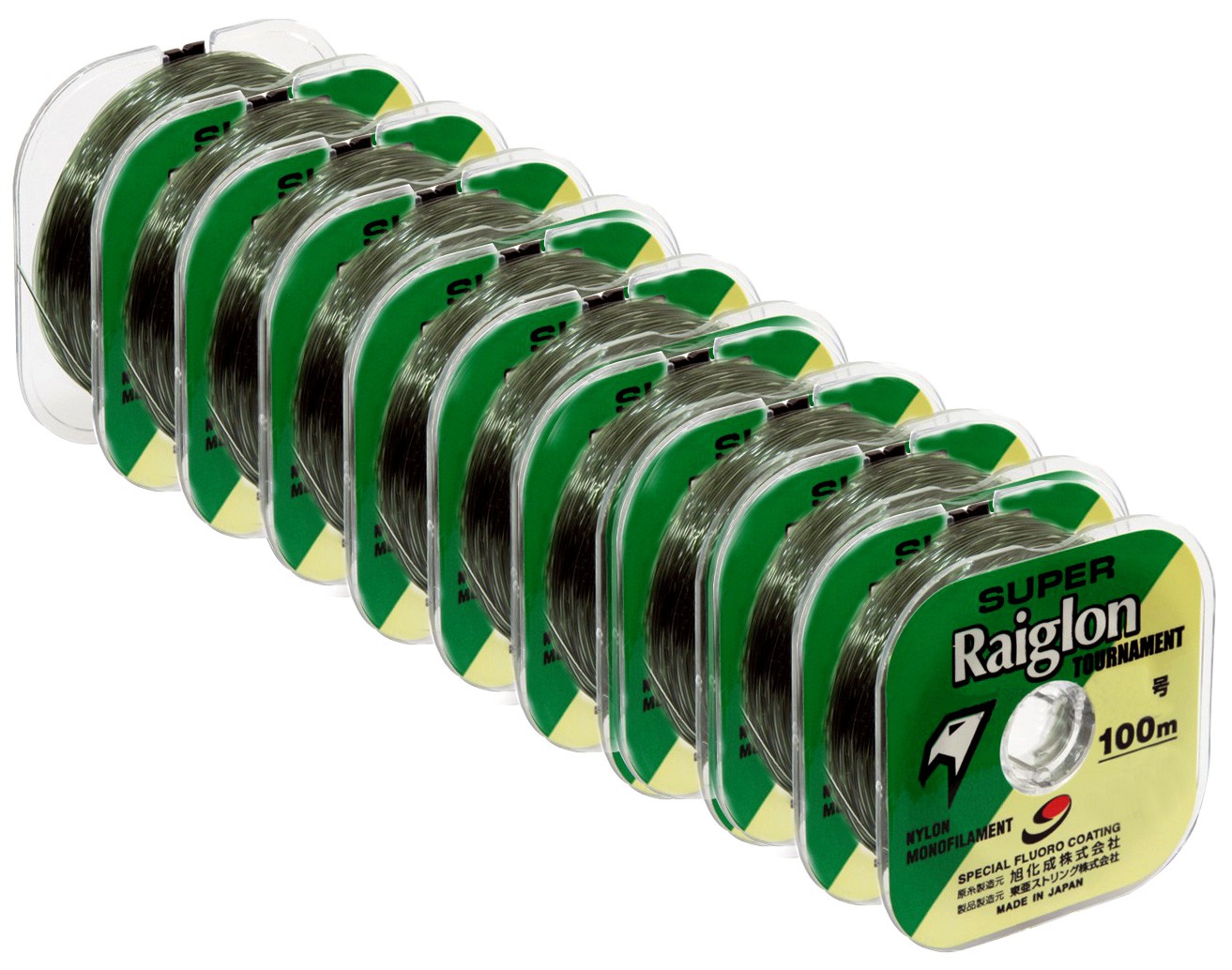 Linha Monofilamento Super Raiglon 0,470mm 49lbs/22,36kg - 100 Metros - Life Pesca - Sua loja de Pesca, Camping e Lazer