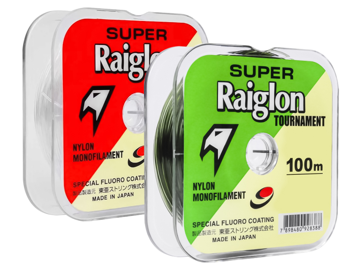 Linha Monofilamento Super Raiglon 0,470mm 49lbs/22,36kg - 100 Metros