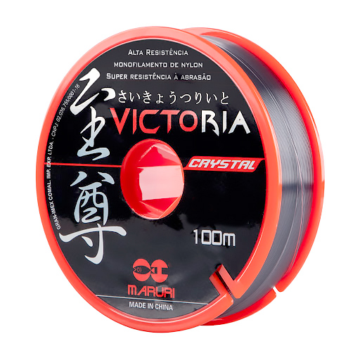 Linha Monofilamento Victoria Crystal Maruri 0,26mm 8,8lb/4kg - 100 Metros - Life Pesca