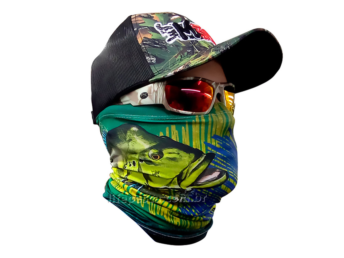 Máscara de Proteção Solar - Monster 3X - Várias Cores  - Life Pesca - Sua loja de Pesca, Camping e Lazer