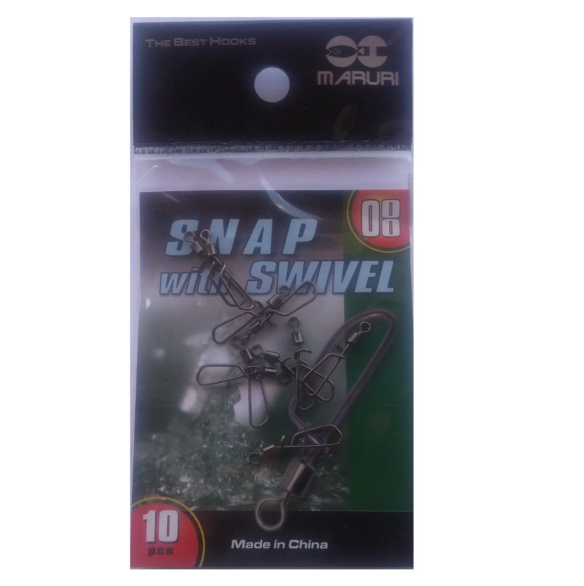 Snap Giratório Maruri Nº 8 (2,1cm) Black Nickel - 10 Peças  - Life Pesca - Sua loja de Pesca, Camping e Lazer