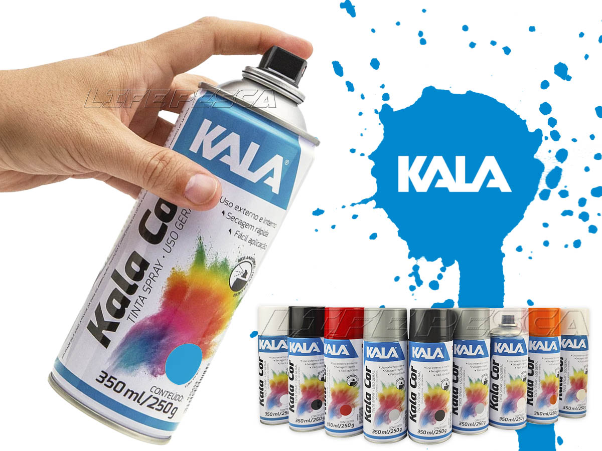 Tinta Spray Uso Geral Kala (350ml) Diversas Cores