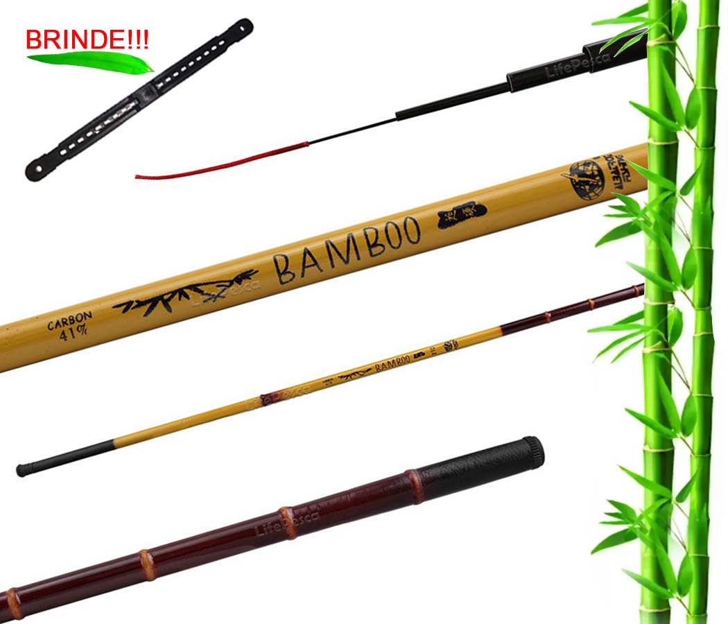 Vara Telescópica Albatroz Fishing Bamboo 41% Carbono - 5,00 Metros