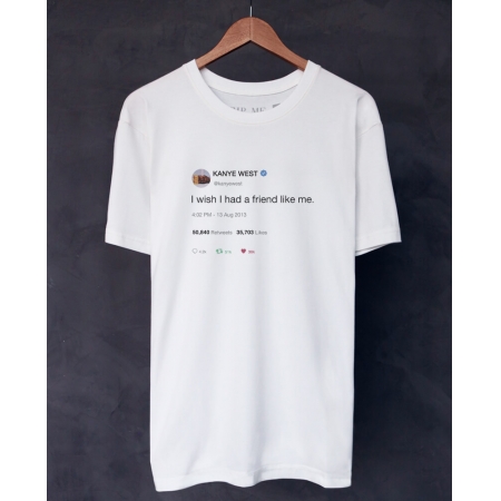 Camiseta Kanye Tweet