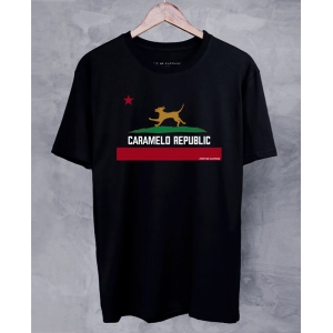 Camiseta Caramelo Republic - preta