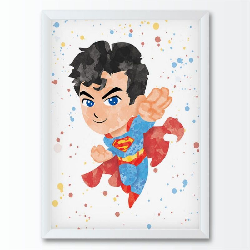Quadro infantil Super Herói Super Homem