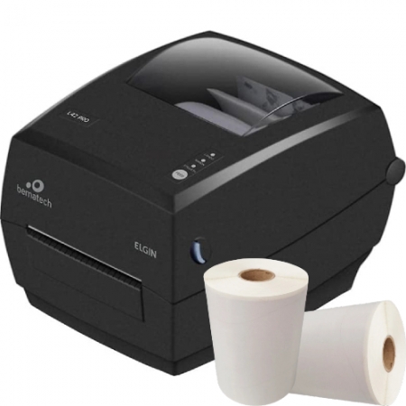 Impressora de Etiquetas Térmica Elgin L42 Pro com Etiquetas