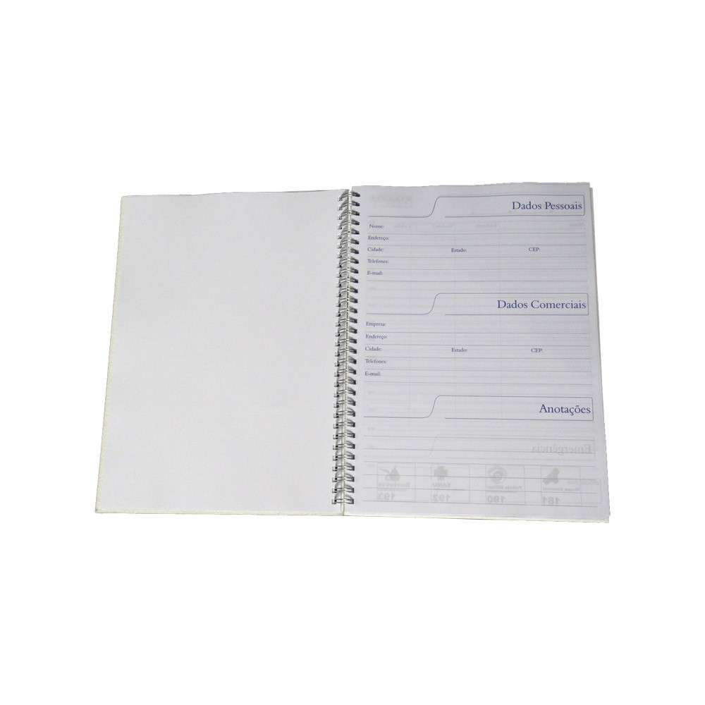Caderno Grande - 204mm x 276mm - 100 folhas