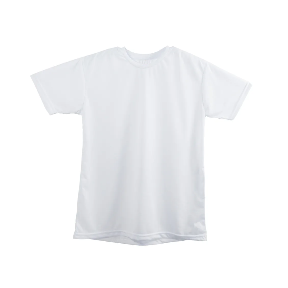 Camiseta Branca 100% Poliéster - 160g - Infantil
