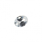 2 unids. Zircônia Diamond Furo Topo Oval 6x8mm ZROV0608-23