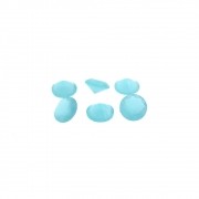 6 unids. Zircônia Azul Tiffany Moeda 4mm ZRMO04-08