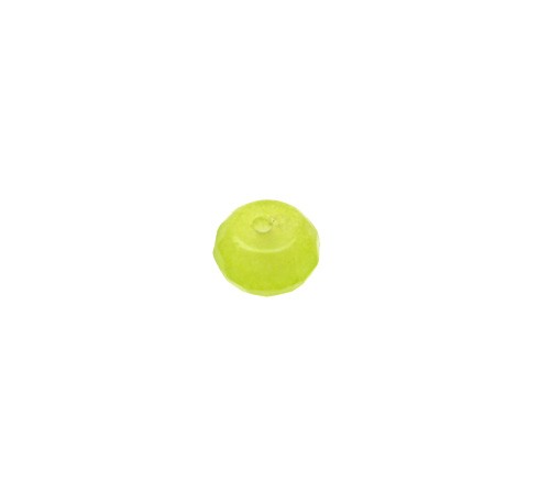 6 unids. de Conta rondel facetado de Jade limão 8x5mm CAJD-171