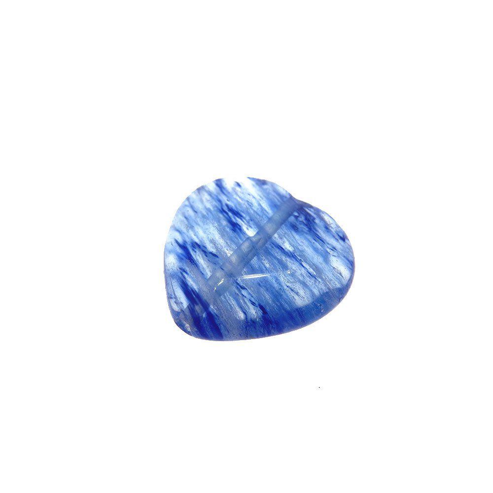 Coração Facetado de Cristal Azul Mesclado CACG-46
