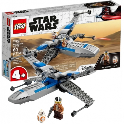 Brinquedo Lego Star Wars Criança Com 60 Peças +4 Anos X-Wing Resistencia