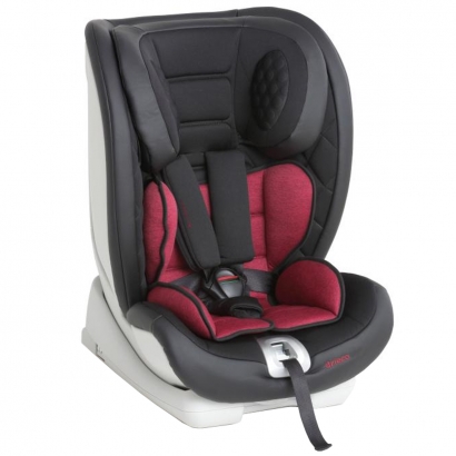 Cadeira de Bebê para Auto Isofix Reclinável De 9 a 36Kg Techno Fix Black Red