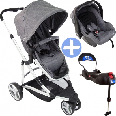 Carrinho de Bebê Travel System Sky Trio com Bebê Conforto e Base - Infanti