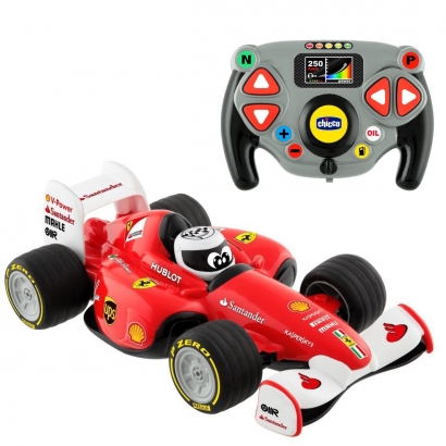Carrinho de Controle Remoto F1 Ferrari Infantil Criança +3 Anos Carro de Corrida Chicco