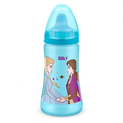 Copo Colors com Bebedor Macio 300ml Disney Baby Lillo Frozen Elsa e Ana