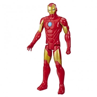 Boneco Marvel Homem de Ferro Articulado +4 anos Os Vingadores Brinquedo Infantil Divertido Titan Hero Blast Gear Hasbro