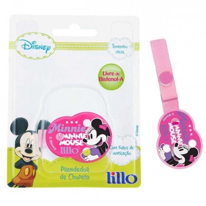 Prendedor De Chupeta Para Bebê  Disney Minnie Lillo