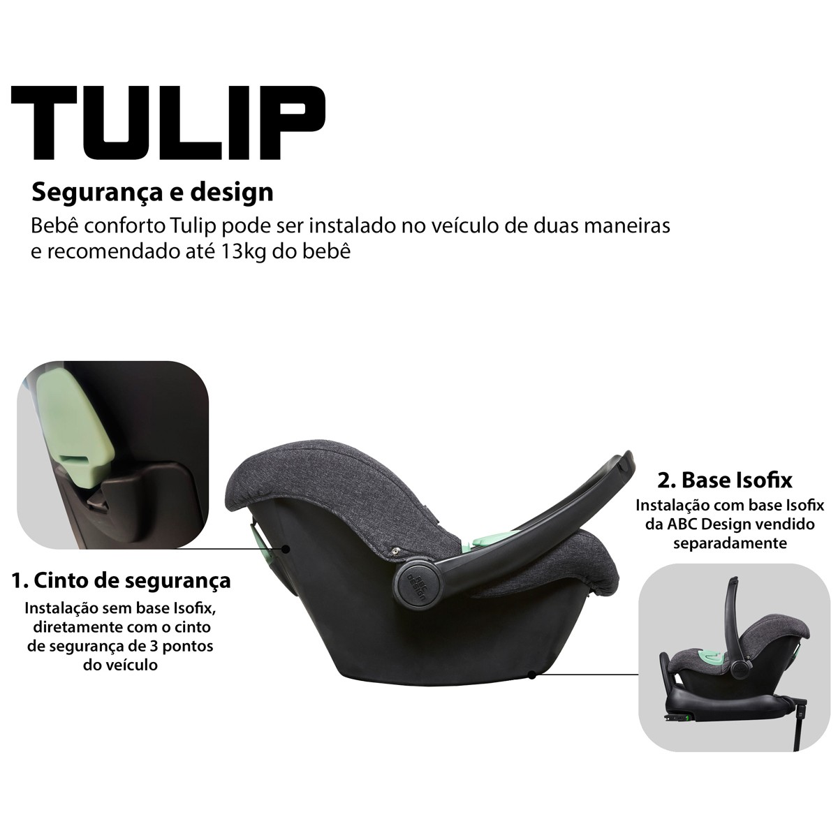 Bebê Conforto Tulip Style Street De 0m a 15m - Abc Design